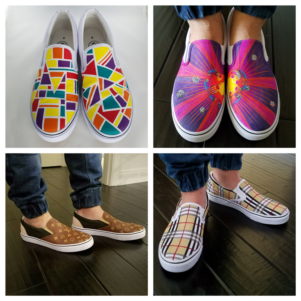 DIY Customized sneakers  Custom shoes diy, Custom painted shoes