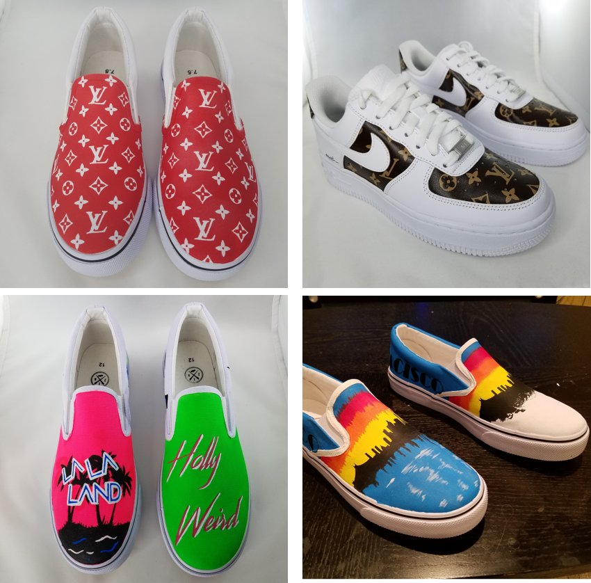 Custom LV Slip on (Toddlers)